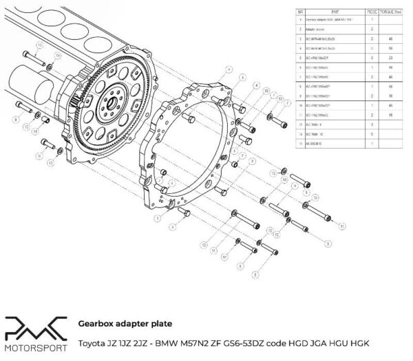 Toyota_1JZ__2JZ_moottorin_valiadapteri_Bmw_vaihteistolle