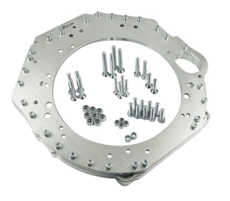 Chevrolet_LS1__LS3__LS7_moottori_to_BMW_vaihteisto_valiadapteri